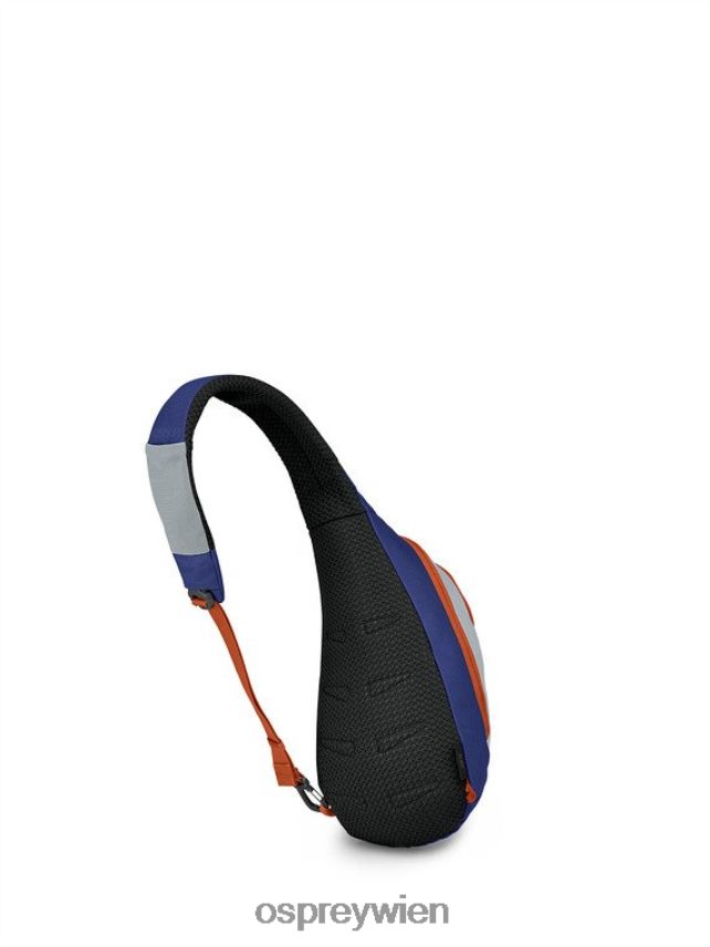unisex Daylite Tragetuch jeden Tag Osprey Silberstreifen-Blaubeere Rucksack J4028N393
