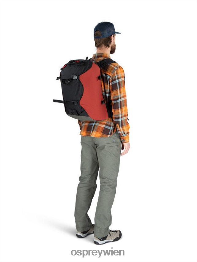 unisex Erbe Skarabäus 30 Lebensstil Osprey Bazan rot Rucksack J4028N422