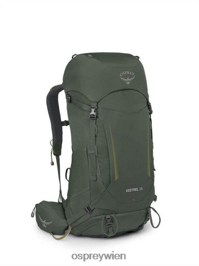unisex Kestrel 38 Rucksackreisen Osprey Bonsai-Grün Rucksack J4028N224
