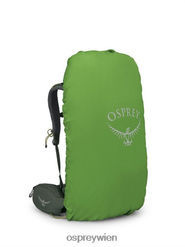 unisex Kestrel 38 Rucksackreisen Osprey Schwarz Rucksack J4028N223