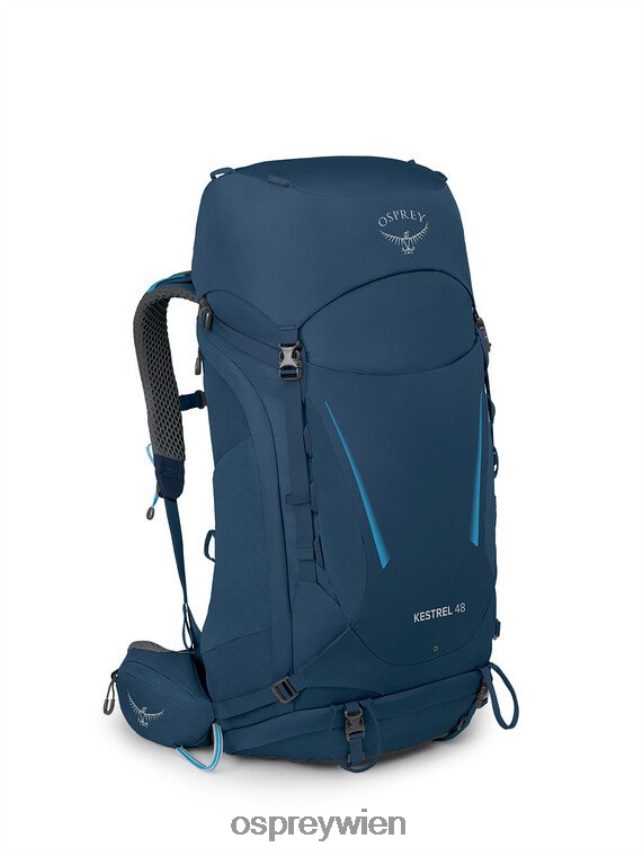 unisex Kestrel 48 Rucksackreisen Osprey Atlasblaues Heidekraut Rucksack J4028N52