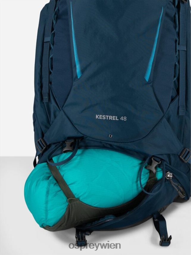 unisex Kestrel 48 Rucksackreisen Osprey Atlasblaues Heidekraut Rucksack J4028N52