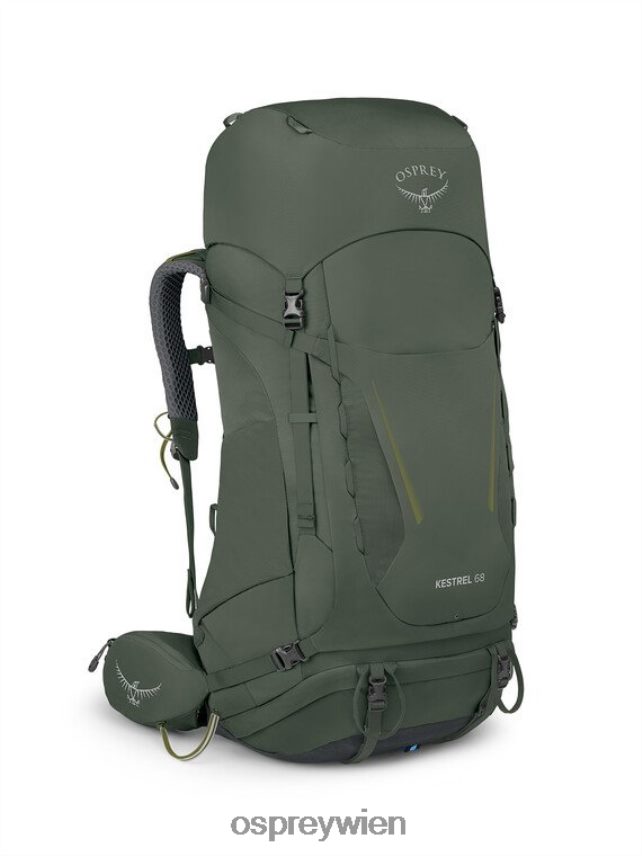 unisex Kestrel 68 Rucksackreisen Osprey Bonsai-Grün Rucksack J4028N58