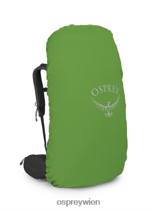 unisex Kestrel 68 Rucksackreisen Osprey Schwarz Rucksack J4028N57