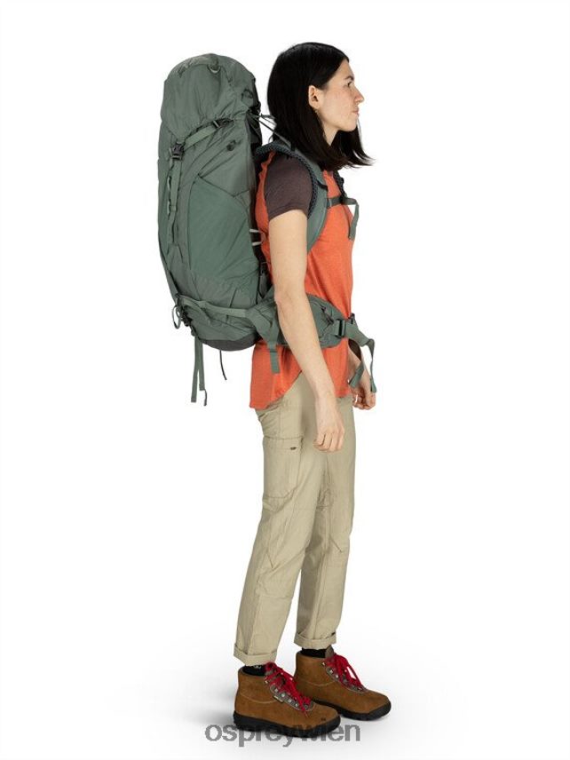 unisex Kyte 48 Rucksackreisen Osprey Schwarz Rucksack J4028N61