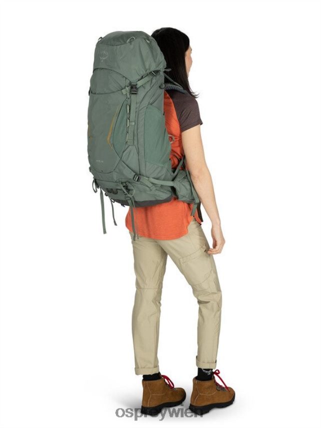 unisex Kyte 48 Rucksackreisen Osprey felsiges Bachgrün Rucksack J4028N60
