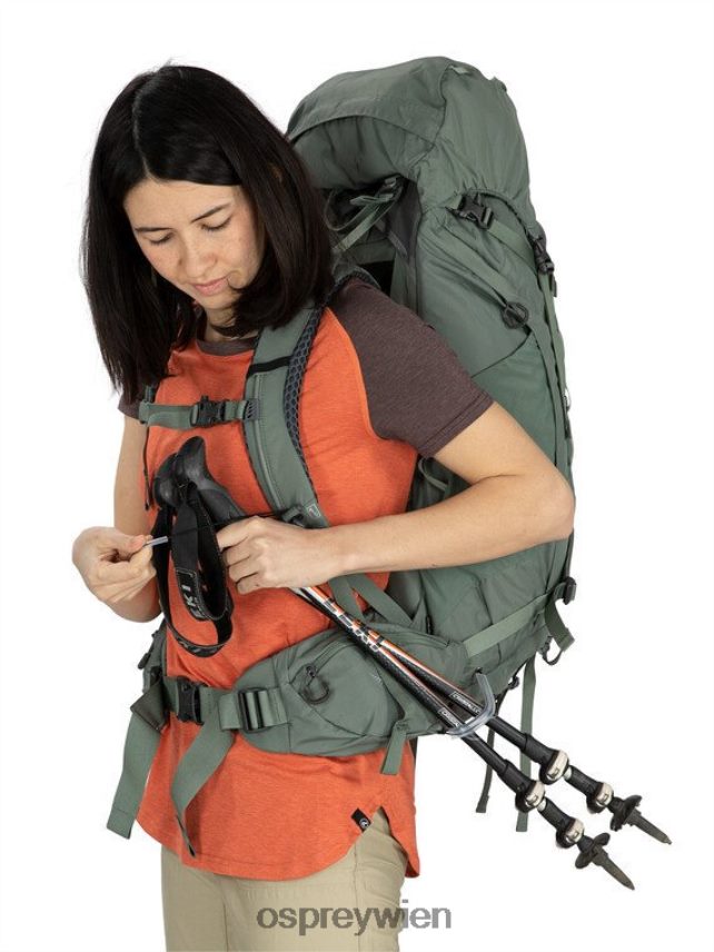 unisex Kyte 48 Rucksackreisen Osprey felsiges Bachgrün Rucksack J4028N60