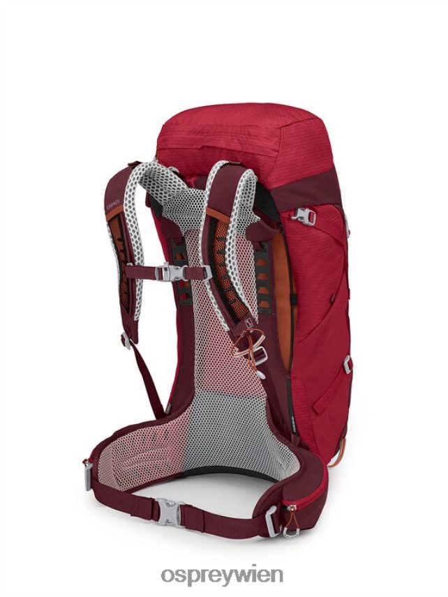 unisex Stratos 44 Rucksackreisen Osprey Weihnachtsstern rot Rucksack J4028N279
