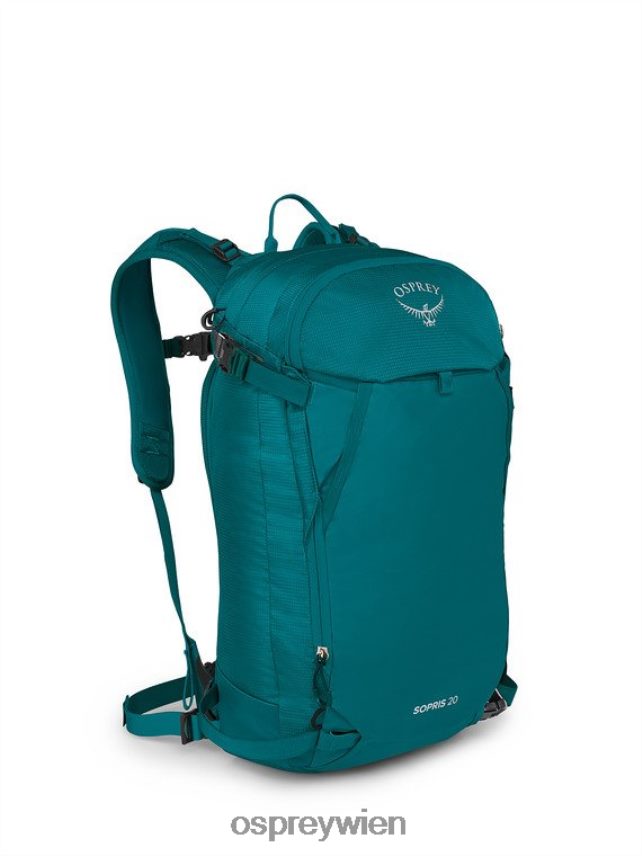 Frauen sopris 20 Skifahren & Snowboarden | leichtes Touren Osprey Grünspan grün Rucksack J4028N455