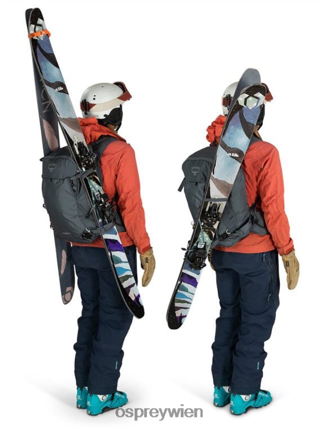 Frauen sopris 30 Skifahren & Snowboarden | leichtes Touren Osprey Wolframgrau Rucksack J4028N456
