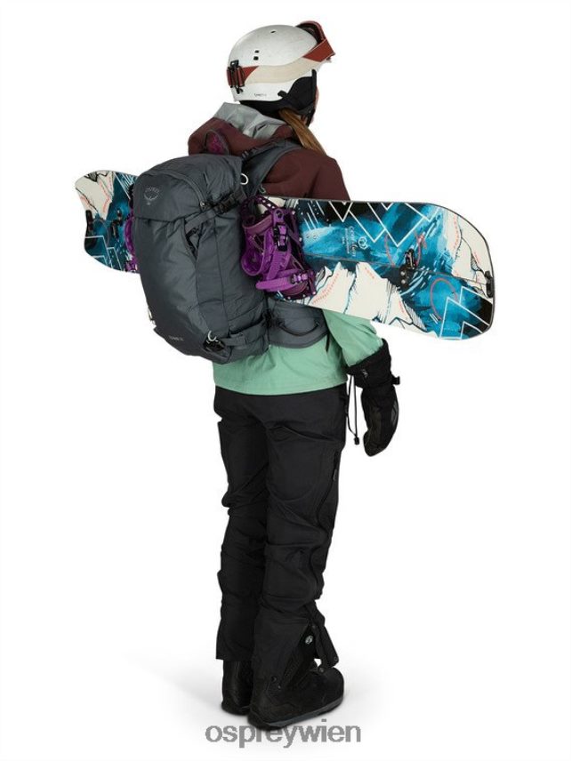 Frauen sopris 30 Skifahren & Snowboarden | leichtes Touren Osprey Wolframgrau Rucksack J4028N456