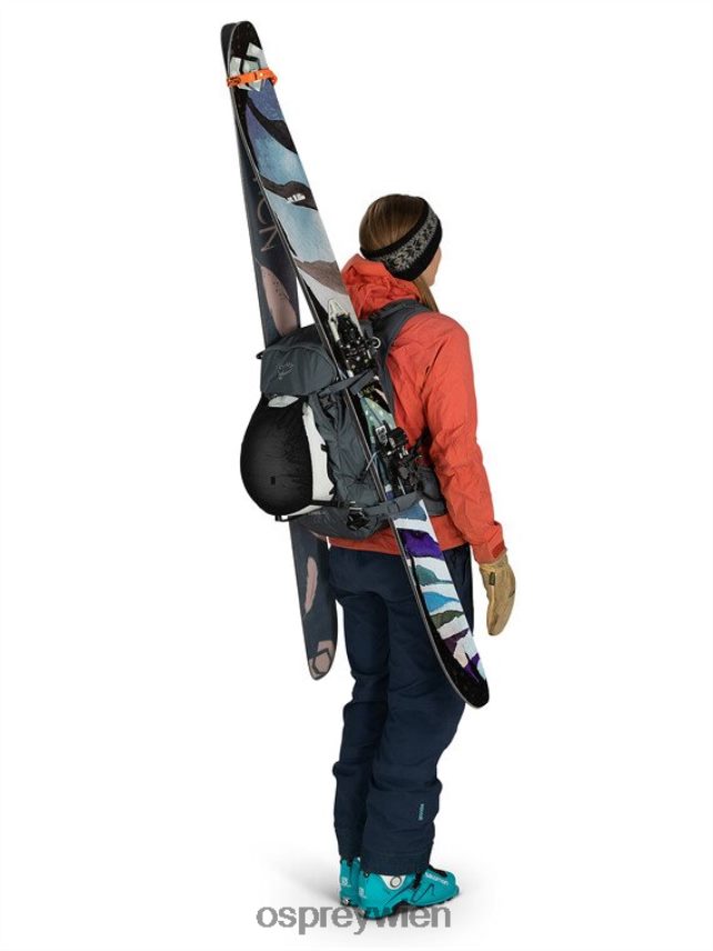 Frauen sopris 30 Skifahren & Snowboarden | leichtes Touren Osprey Wolframgrau Rucksack J4028N456