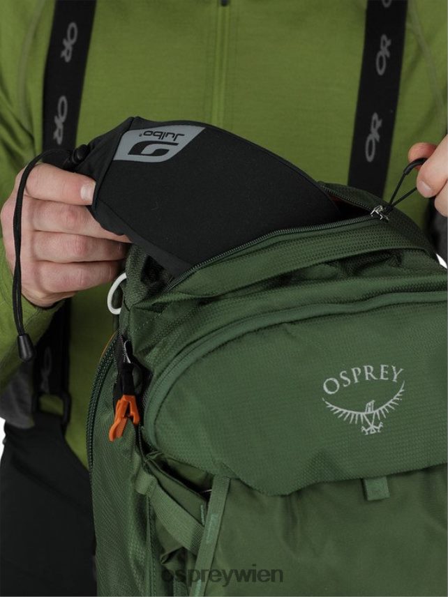 Männer Sölden 22 Skitouren & Snowboarden | leichtes Touren Osprey Schwarz Rucksack J4028N447
