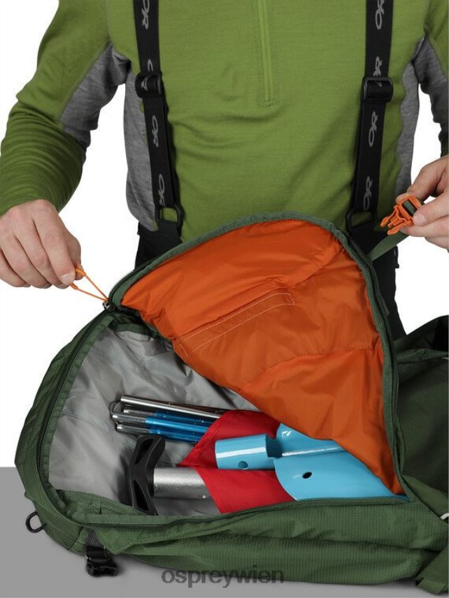 Männer Sölden 22 Skitouren & Snowboarden | leichtes Touren Osprey Schwarz Rucksack J4028N447