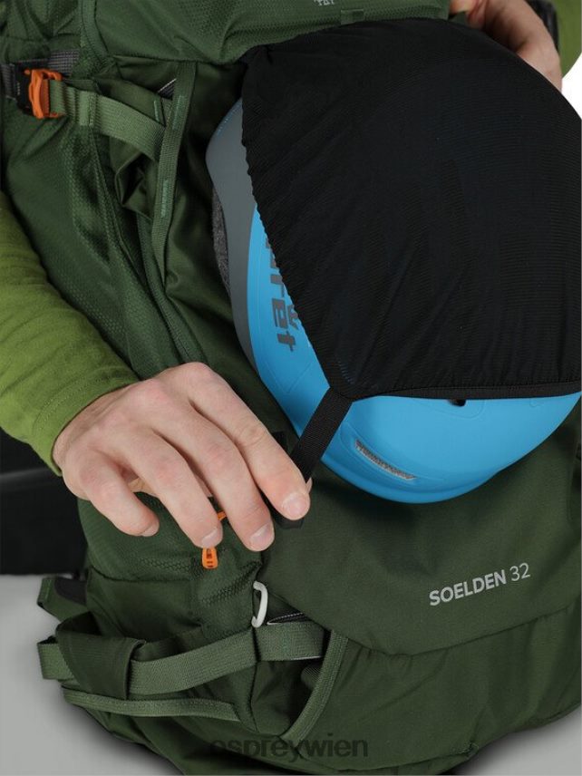 Männer Sölden 32 Skifahren und Snowboarden im Hinterland | leichtes Touren Osprey Staubmoosgrün Rucksack J4028N448