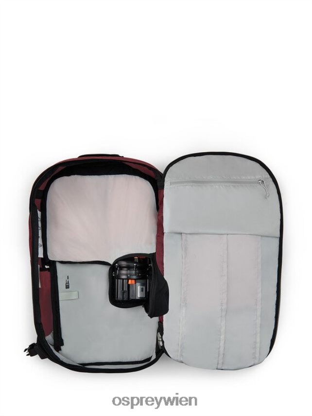 Männer Sölden Pro 32 Backcountry-Skifahren/Snowboarden Osprey roter Berg Rucksack J4028N466