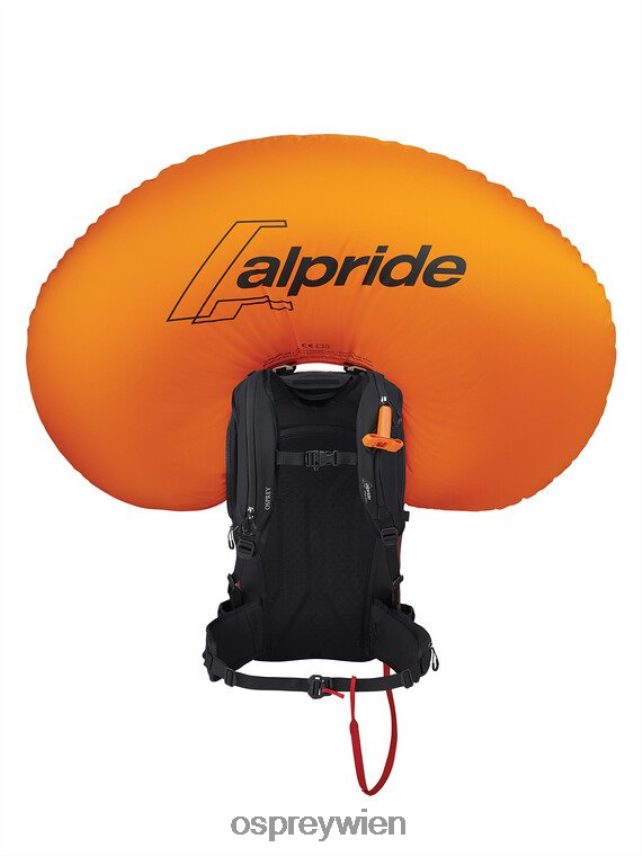 Männer Sölden Pro 32 Backcountry-Skifahren/Snowboarden Osprey roter Berg Rucksack J4028N466