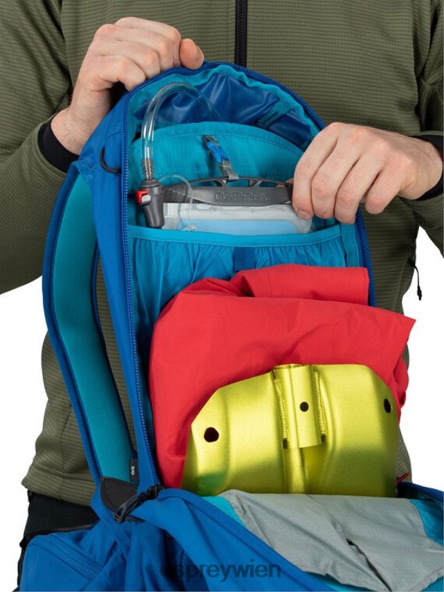 unisex Kamber 20 Backcountry-Skifahren/Snowboarden Osprey Schwarz Rucksack J4028N467