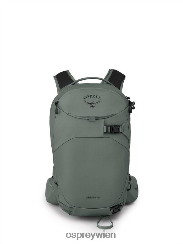 unisex Kresta 20 Backcountry-Skifahren/Snowboarden Osprey Kiefernblattgrün Rucksack J4028N463