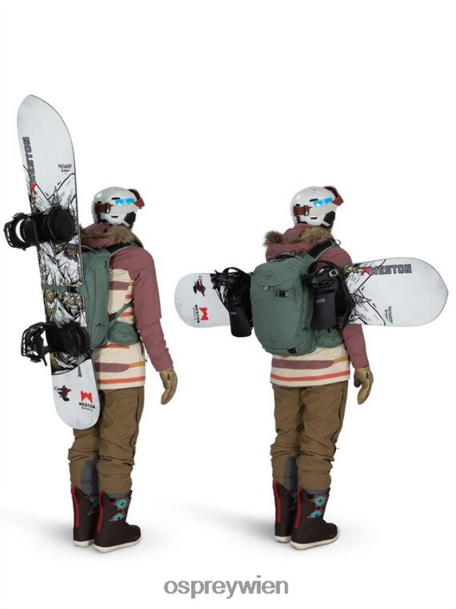 unisex Kresta 20 Backcountry-Skifahren/Snowboarden Osprey Winternachtblau Rucksack J4028N462