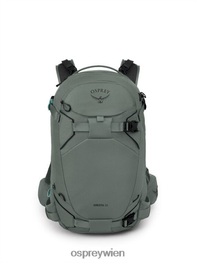 unisex Kresta 30 Backcountry-Skifahren/Snowboarden Osprey Kiefernblattgrün Rucksack J4028N465