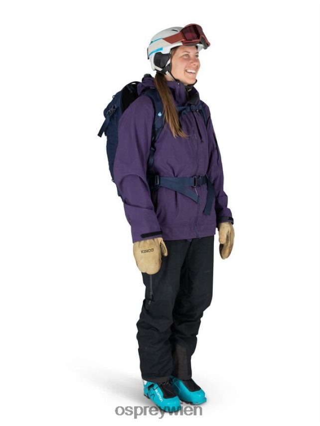 unisex Kresta 30 Backcountry-Skifahren/Snowboarden Osprey Kiefernblattgrün Rucksack J4028N465