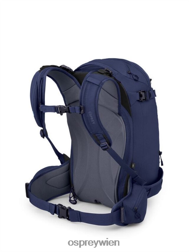 unisex Kresta 30 Backcountry-Skifahren/Snowboarden Osprey Winternachtblau Rucksack J4028N464