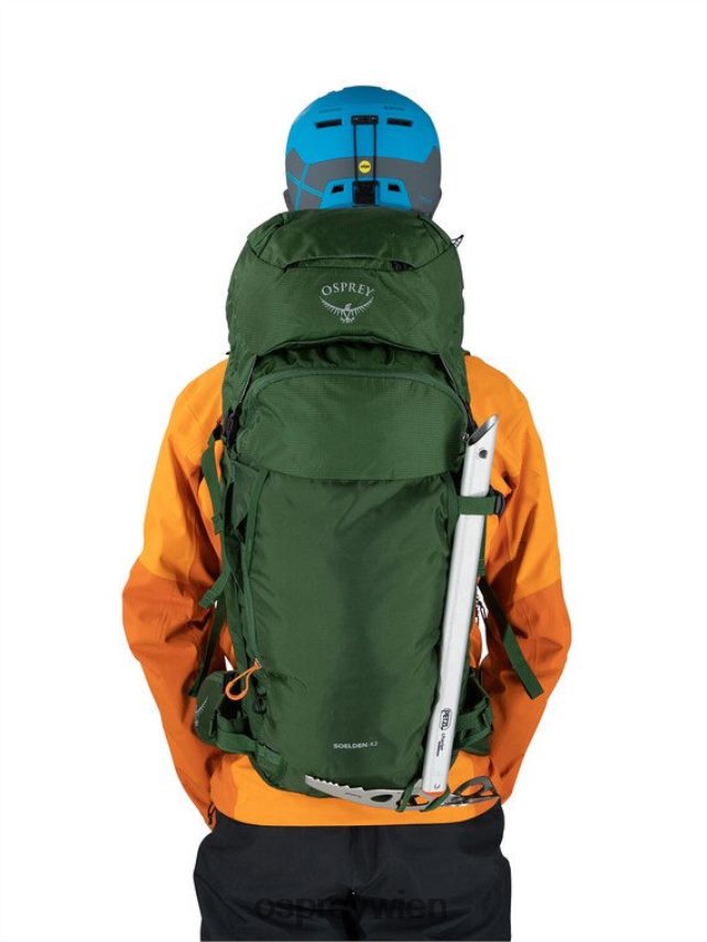 unisex Sölden 42 Backcountry-Skifahren/Snowboarden | leichtes Touren Osprey Schwarz Rucksack J4028N451