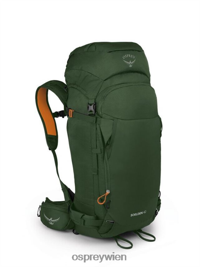 unisex Sölden 42 Backcountry-Skifahren/Snowboarden | leichtes Touren Osprey Staubmoosgrün Rucksack J4028N450