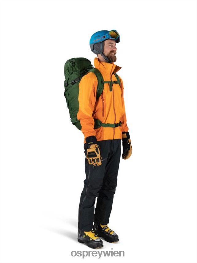 unisex Sölden 42 Backcountry-Skifahren/Snowboarden | leichtes Touren Osprey Staubmoosgrün Rucksack J4028N450
