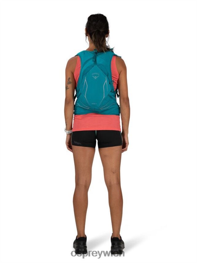 Frauen Dyna 15 Trailrunning Osprey Grünspan grün Rucksack J4028N187