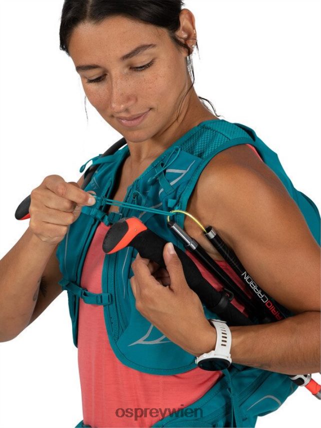 Frauen Dyna 15 Trailrunning Osprey schiefergrau Rucksack J4028N188
