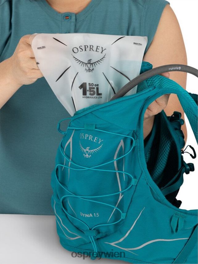 Frauen Dyna 1.5 Trailrunning Osprey schiefergrau Rucksack J4028N184