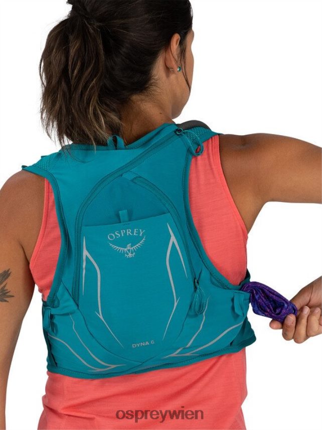 Frauen Dyna 6 Trailrunning Osprey Grünspan grün Rucksack J4028N185