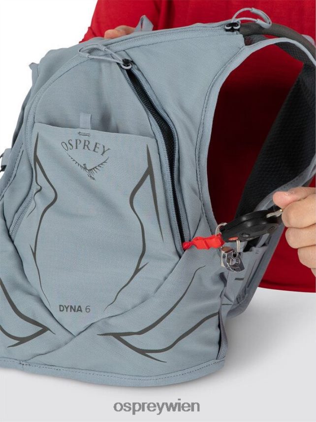 Frauen Dyna 6 Trailrunning Osprey schiefergrau Rucksack J4028N186