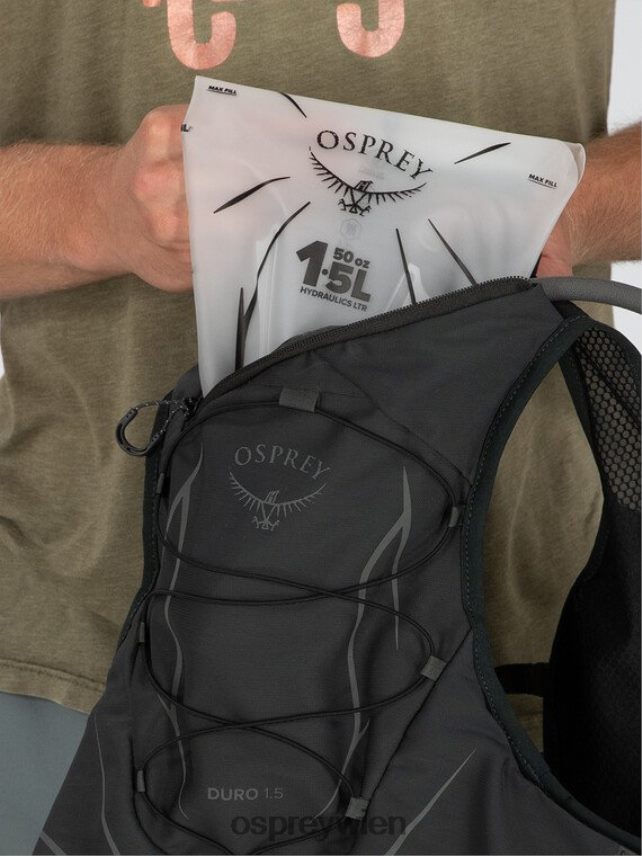 Männer Duro 1.5 Trailrunning Osprey dunkles Anthrazit Rucksack J4028N176