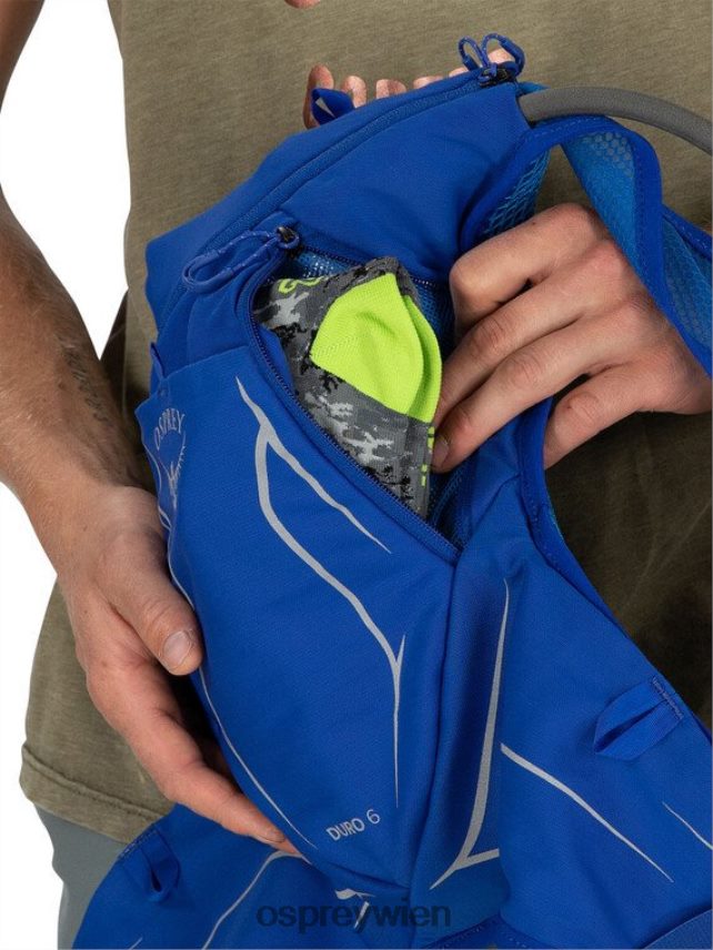 Männer Duro 6 Trailrunning Osprey dunkles Anthrazit Rucksack J4028N178