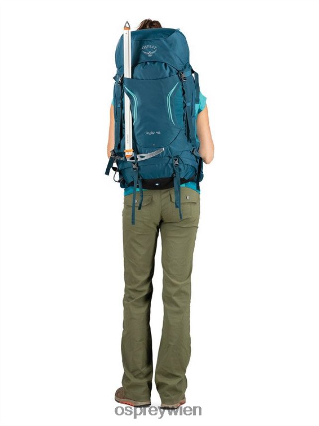 Frauen Kyte 36 Rucksackreisen | Tageswandern Osprey Eislake grün Rucksack J4028N420