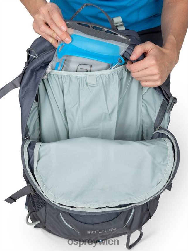 Frauen Sirrus 24-tägiges Wandern Osprey Tunnelblick grau Rucksack J4028N285