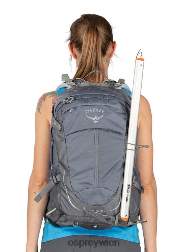 Frauen Sirrus 24-tägiges Wandern Osprey Tunnelblick grau Rucksack J4028N285