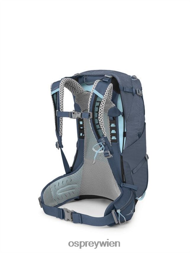 Frauen Sirrus 24-tägiges Wandern Osprey gedämpftes Weltraumblau Rucksack J4028N286