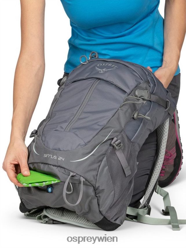 Frauen Sirrus 24-tägiges Wandern Osprey saftiges Grün Rucksack J4028N287