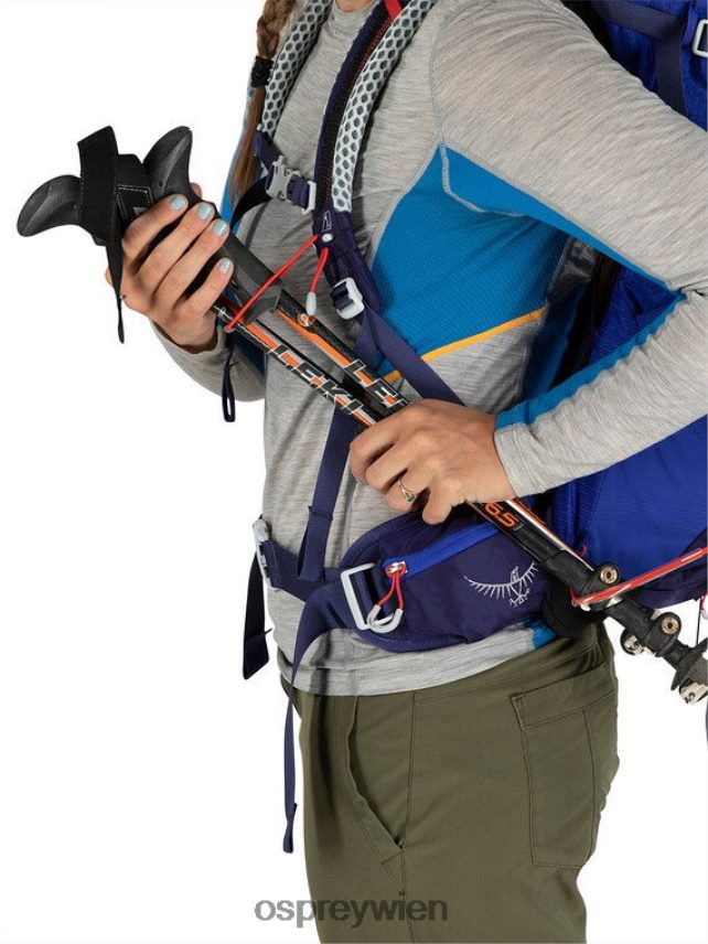 Frauen Sirrus 34 Tage Wandern Osprey gedämpftes Weltraumblau Rucksack J4028N290