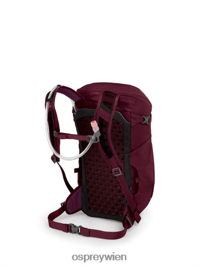 Frauen Skimmer 20 Wandern | Flüssigkeitszufuhr Osprey Pflaumenrot Rucksack J4028N416