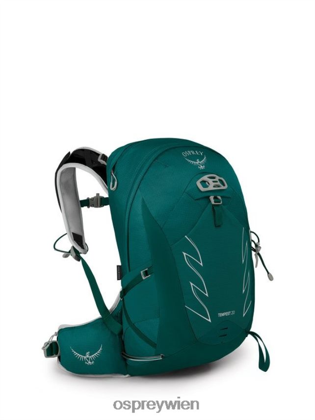 Frauen Sturm 20 Tage Wandern Osprey Jaspisgrün Rucksack J4028N336