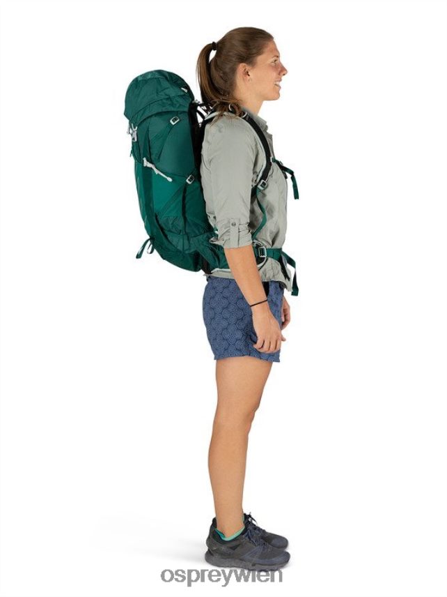 Frauen Sturm 30 Tage Wandern Osprey Jaspisgrün Rucksack J4028N347