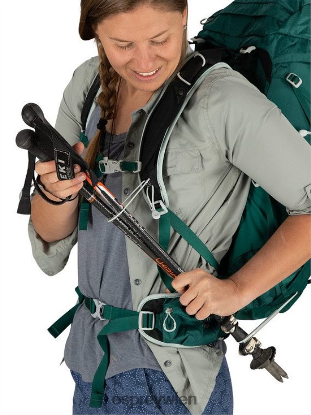 Frauen Sturm 30 Tage Wandern Osprey Stealth-Schwarz Rucksack J4028N344