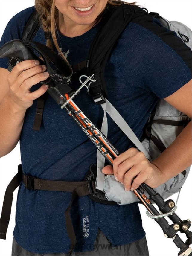 Frauen Sturm 9 Wandern | Multisport Osprey Aluminiumgrau Rucksack J4028N328