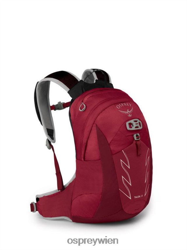 Kinder Talon Jr Wandern | Multisport Osprey kosmisches Rot Rucksack J4028N353