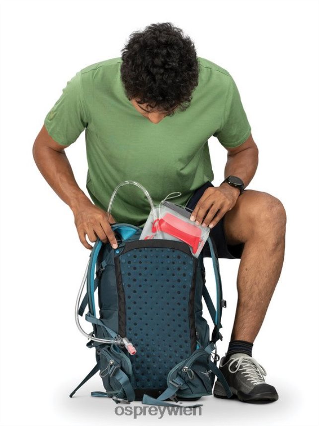 Männer Skarabäus 18 Wandern | Flüssigkeitszufuhr Osprey Schwarz Rucksack J4028N403